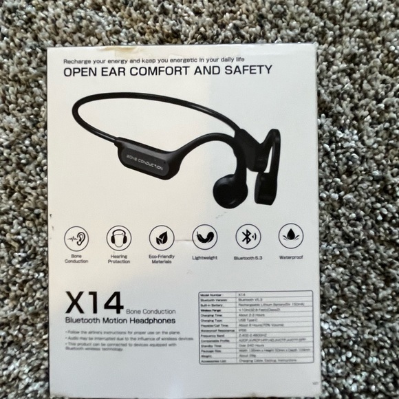 bone conduction bluetooth headphones - Picture 3 of 3